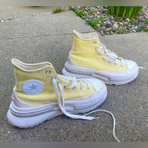 Yellow Platform Converse: women’s 8.5